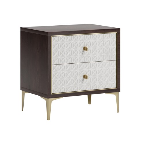 B5960-92 TWO DRAWER NIGHT STAND - POLZANI